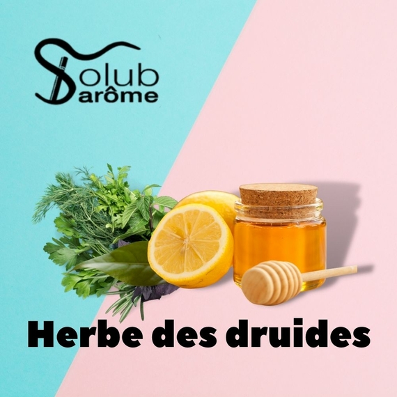 Ароматизатори для самозамісу Solub Arome Herbe des druides Трави з лимоном та медом