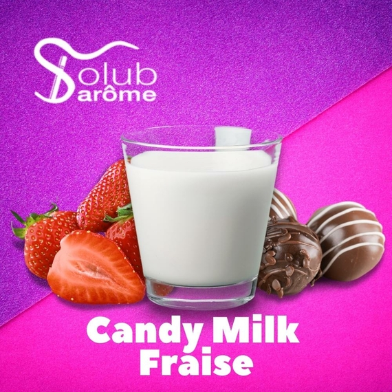 Відгук арома Solub Arome Candy milk fraise Молочна цукерка з полуницею
