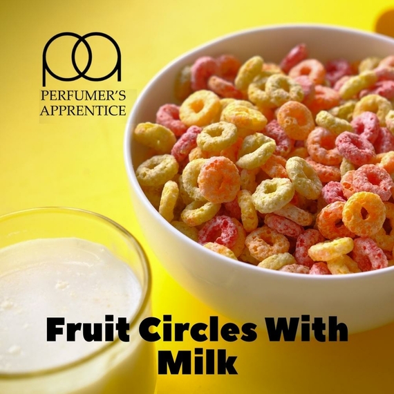 Ароматизатори для самозамісу TPA Fruit Circles With Milk Фруктові кільця в молоці