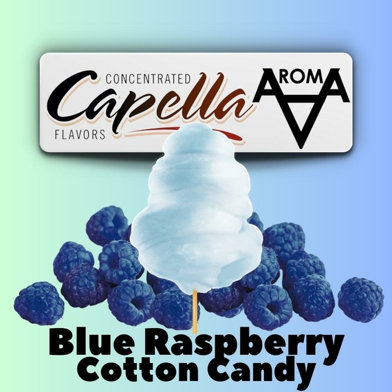 Отзывы  capella blue raspberry cotton candy малиновая вата