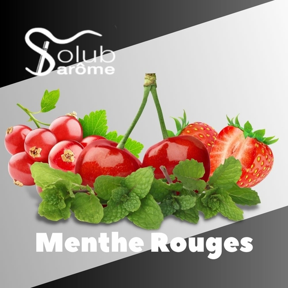 Ароматизатор для самозамеса Solub Arome Menthe Rouges Фрукты с мятой