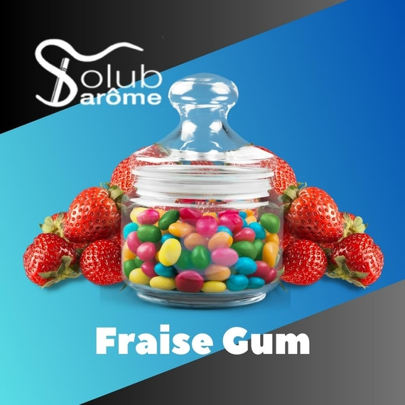 Отзыв Solub Arome Fraise Gum Клубничная жвачка