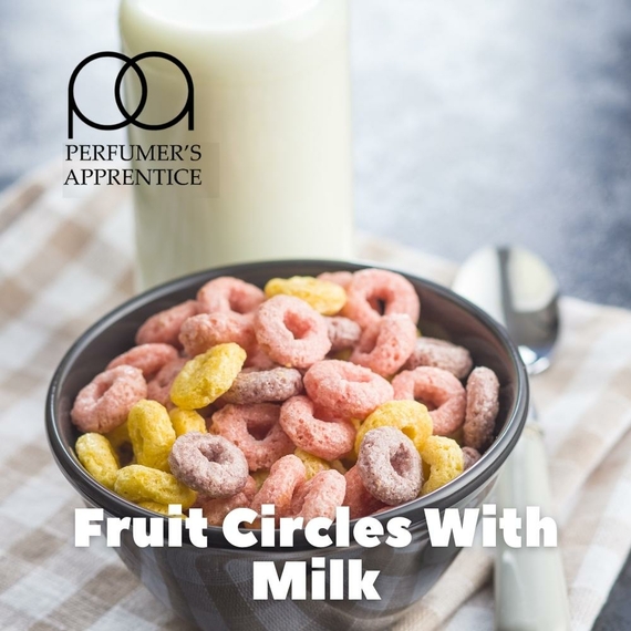 Ароматизаторы для жидкостей TPA Fruit Circles With Milk Фруктовые колечки в молоке