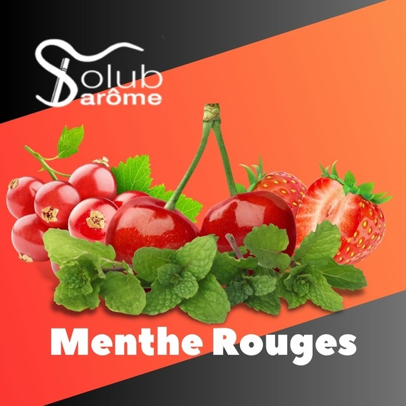 Ароматизатори для самозамісу Solub Arome Menthe Rouges Фрукти з м'ятою