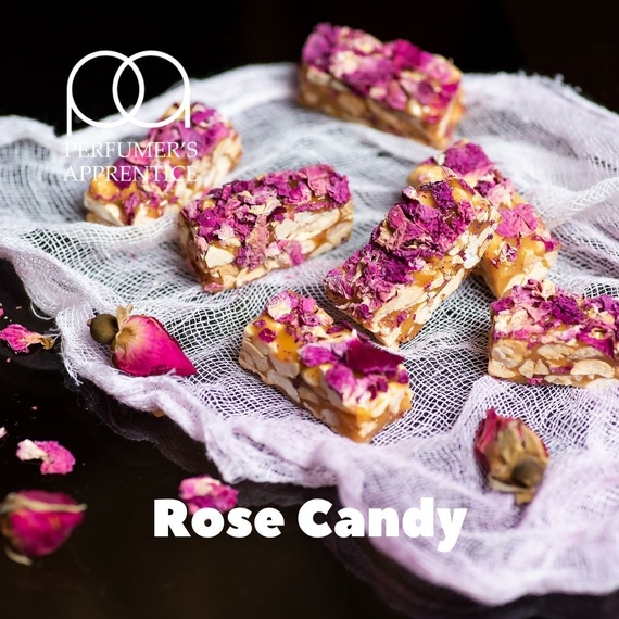 Ароматизатори для самозамісу TPA Rose Candy Льодяники з пелюстками троянди