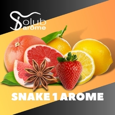 Solub Arome "SNAKE 1 AROME" (Полуниця лимон грейпфрут та аніс)