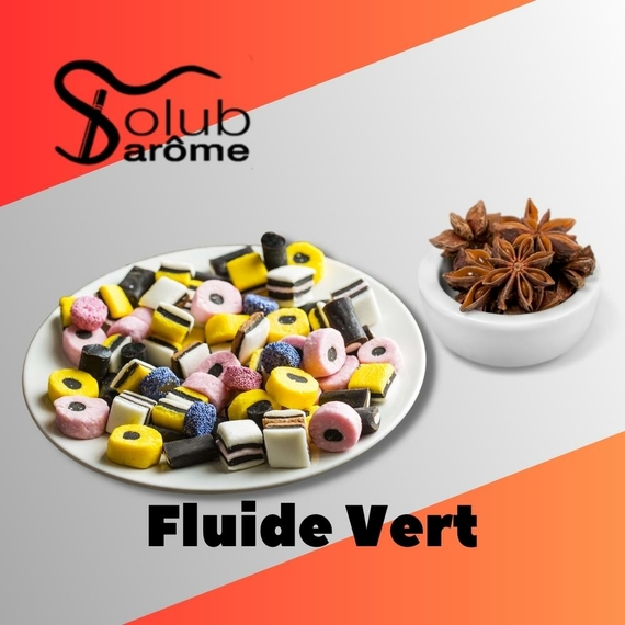 Ароматизаторы для жидкостей Solub Arome Fluide vert Жвачка с анисом и лакрицей