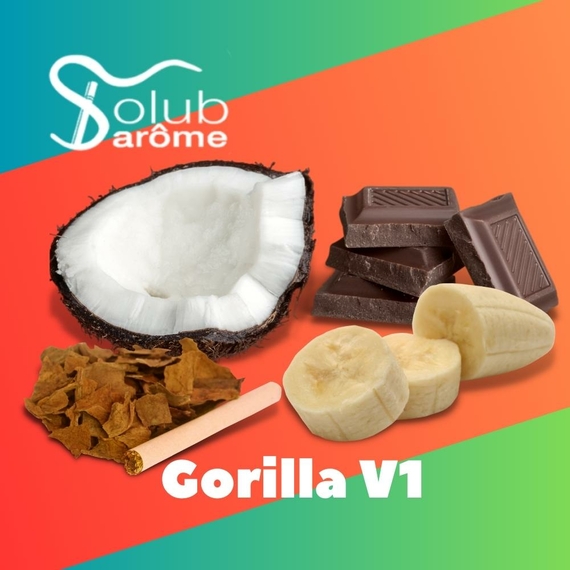 Отзыв Solub Arome Gorilla V1 Банан кокос шоколад и табак