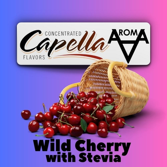 Capella Wild Cherry with Stevia Дика Вишня