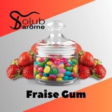 Solub Arome "Fraise Gum" (Полунична жуйка)