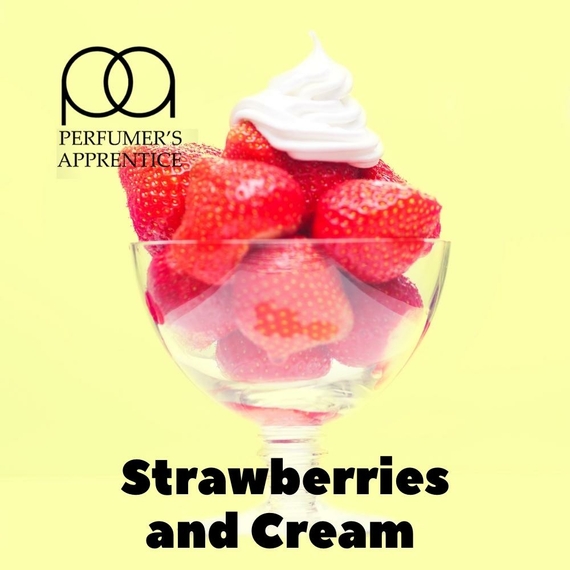 Ароматизатор TPA Strawberries and Cream Полуниця з кремом