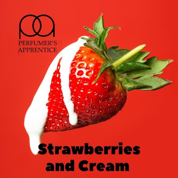 Ароматизаторы для самозамеса TPA Strawberries and Cream Клубника с кремом